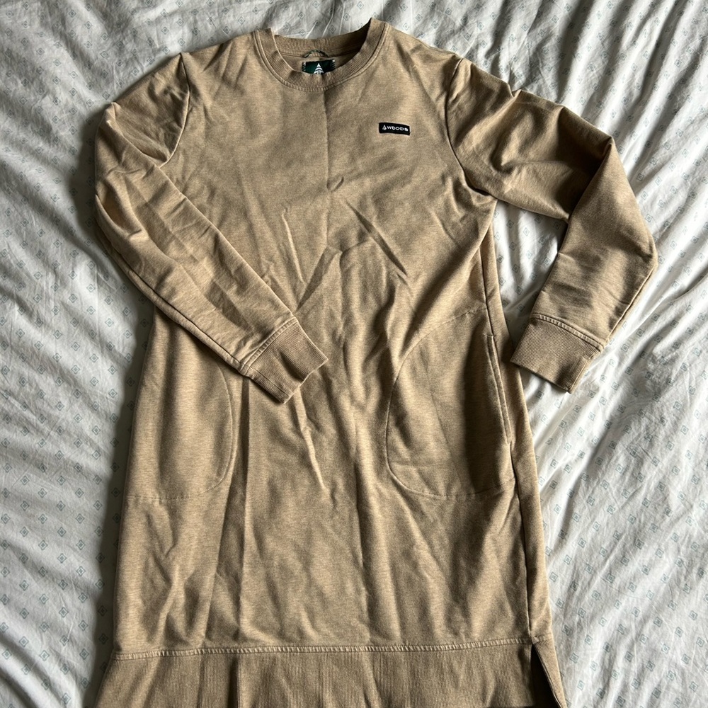 4/$10 Tan Crew Neck Sweater